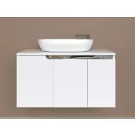   Piramida EURIDIKA fali fürdőszobabútor - mosdópult mosdó nélkül - 3 ajtós - 100 x 48 x 53 cm