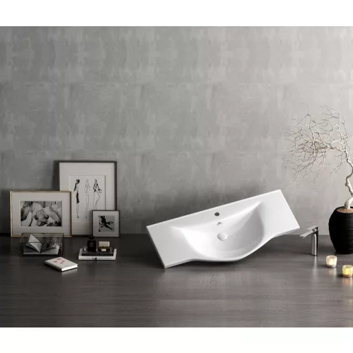 Sanovit ALBATROS - porcelán mosdókagyló - 100 x 46,5 cm