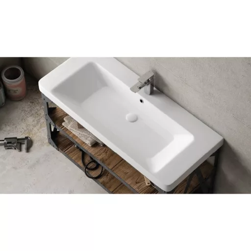 Sanovit LUXURY - porcelán mosdókagyló - 105 x 46 cm
