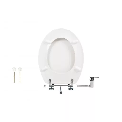 CR BIDÉS WC ülőke - hideg / melegvizes csapteleppel - Duroplast - 44 x 37 cm