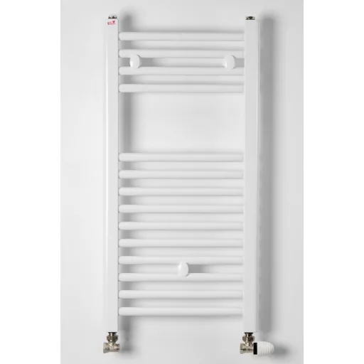 Törölközőszárító radiátor - Viva Platinum Therm - EGYENES - fehér - 400 x 800 mm