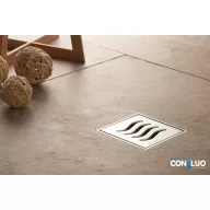 Pestan zuhanyfolyóka Confluo Standard fém 10 x10 cm