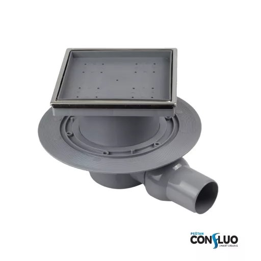 Pestan zuhanyfolyóka Confluo Standard - BURKOLHATÓ - 10 x 10 cm