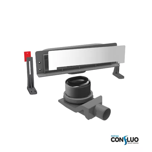 Pestan zuhanyfolyóka Premium Wall - fali