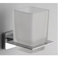   Viva CUBE - fürdőszobai kiegészítő - pohártartó üvegpohárral