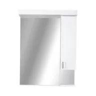   Viva STYLE Tükrös fürdőszobai szekrény LED világítással - JOBBOS szekrénnyel - 55 x 97 x 17 cm