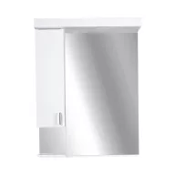   Viva STYLE Tükrös fürdőszobai szekrény LED világítással - BALOS szekrénnyel - 55 x 97 x 17 cm