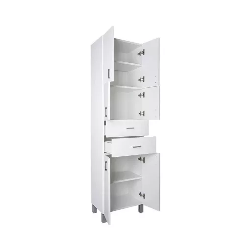 Viva STYLE fürdőszobai ÁLLÓSZEKRÉNY 192 magas POLCOS - 50 x 35 x 192 cm
