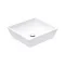 Sanovit DECENTE - PULTRA ültethető - Top Counter - porcelán mosdó -  - 40 x 40 cm