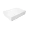 Sanovit SQUARE - PULTRA ültethető - Top Counter - porcelán mosdó -  - 50 x 38 cm