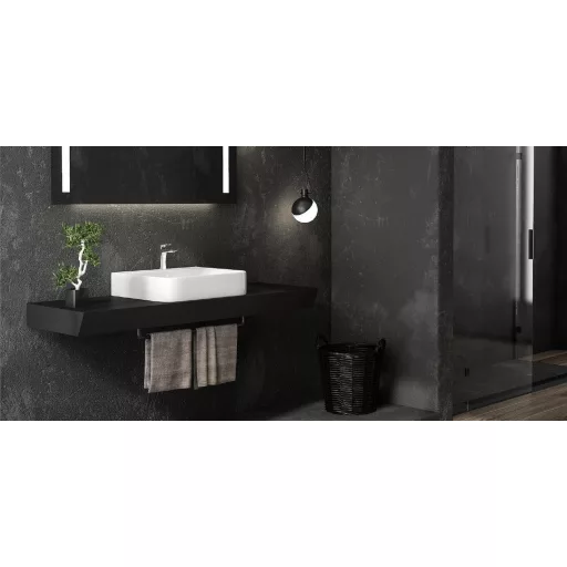 Sanovit ALLEERA - PULTRA ültethető - Top Counter - porcelán mosdó -  - 55 x 48 cm