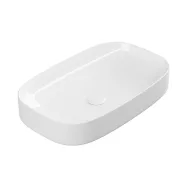   Sanovit MATTEO - PULTRA ültethető - Top Counter - porcelán mosdó -  - 65 x 40 cm