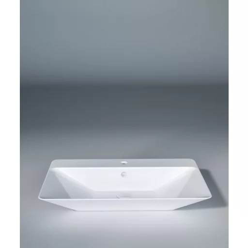 Sanovit TEODORA - PULTRA ültethető - Top Counter - porcelán mosdó -  - 65 x 46 cm