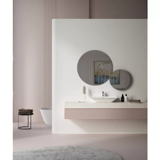 Sanovit TEODORA - PULTRA ültethető - Top Counter - porcelán mosdó -  - 65 x 46 cm