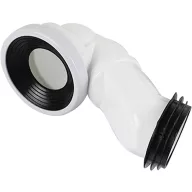   P-bekötőcső Viva ES monoblokkos WC-hez - ALSÓ bekötéshez - 90 / 110 mm