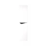  Piramida BETA fali fürdőszoba - állószekrény - FEHÉR-FEKETE - 35 x 150 x 30 cm