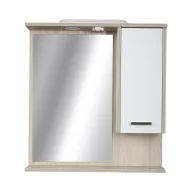   TMP ZX - SONOMA - Tükrös fürdőszobai szekrény LED világítással - 55 x 80 cm