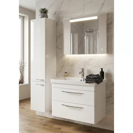 TMP LUX fali fürdőszobai ÁLLÓSZEKRÉNY - BALOS - 160 x 35 cm