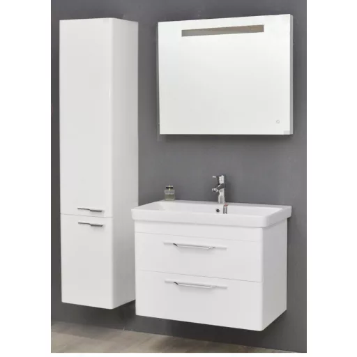 TMP LUX 80 fali fürdőszobabútor - Sanovit LUXURY - 11080 mosdóval - 80,5 x 46 cm