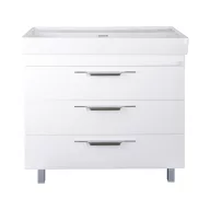   TMP TRIO 100D álló fürdőszobabútor - CeraStyle SHARP - 37600 DUPLA csaplyukas mosdóval - 100 x 48 cm