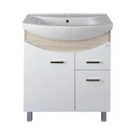   TMP ZX 65 - SONOMA - álló fürdőszobabútor - Sanovit ZENON - 6065 porcelán mosdóval - 65 x 47 cm