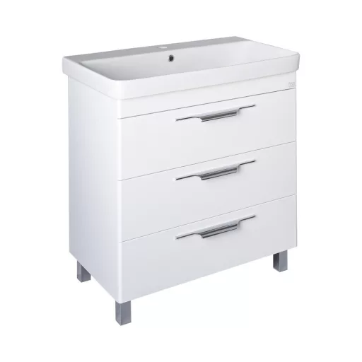 TMP TRIO 65 álló fürdőszobabútor - Sanovit SOFT - 13065 mosdóval - 65 x 45,5cm