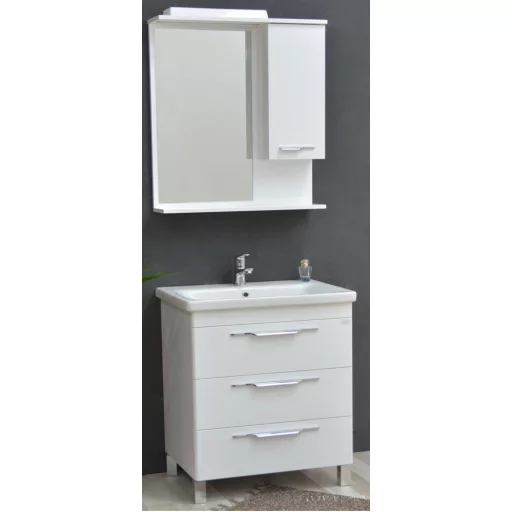 TMP TRIO 65 álló fürdőszobabútor - Sanovit SOFT - 13065 mosdóval - 65 x 45,5cm