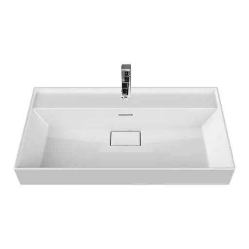 TMP TRIO 80 álló fürdőszobabútor - CeraStyle SHARP - 37300 mosdóval - 80 x 48 cm