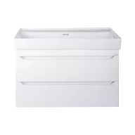   TMP SHARP 100 fali fürdőszobabútor - CeraStyle SHARP - 37600 DUPLA csaplyukas mosdóval - 100 x 48 cm