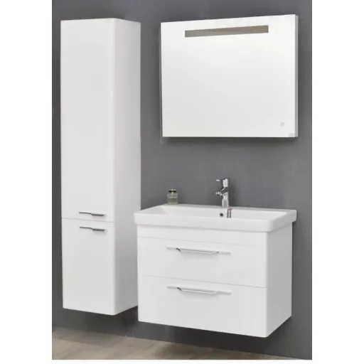 TMP LUX 60 fali fürdőszobabútor - CeraStyle SHARP 37100 mosdóval - 60 x 48 cm