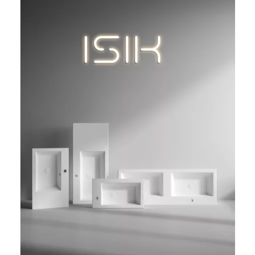 Sanovit ISIK - porcelán mosdókagyló - 100 x 44 cm