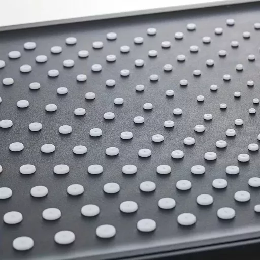 Caldo Freddo Zuhanyrendszer - CSAPTELEPPEL - szögletes - fejzuhany, zuhanyfej, gégecső - GUNMETAL