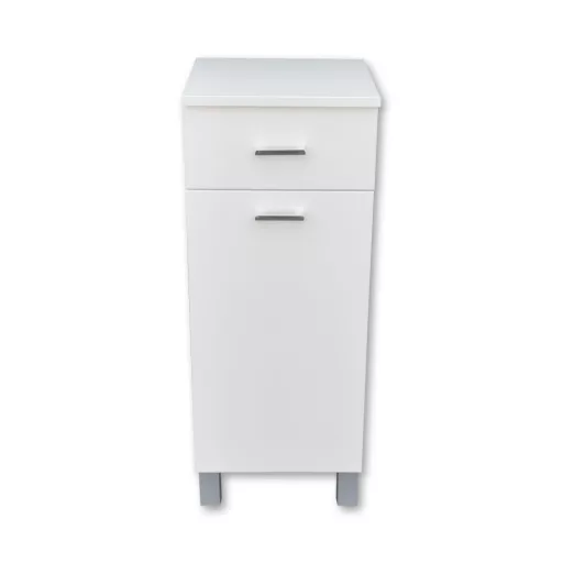 Viva STYLE fürdőszobai ÁLLÓSZEKRÉNY 85 alacsony szennyestartós -1 fiók 35 x 33 x 85 cm