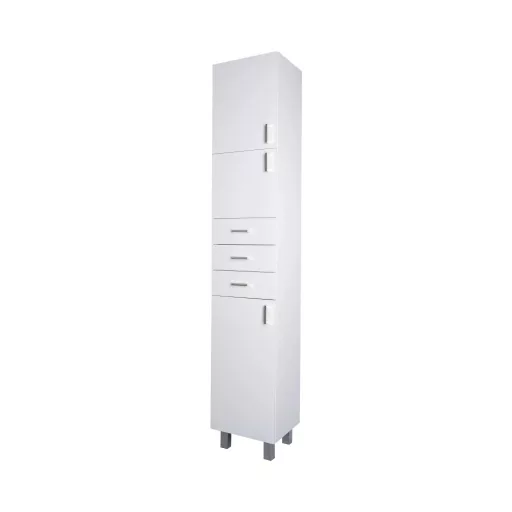 Viva STYLE fürdőszobai ÁLLÓSZEKRÉNY 192 magas POLCOS - BALOS - 35 x 28 x 192 cm