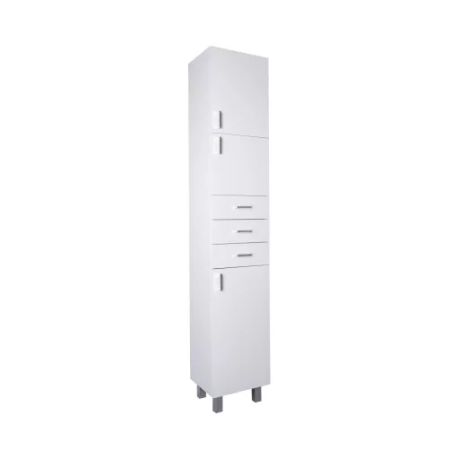 Viva STYLE fürdőszobai ÁLLÓSZEKRÉNY 192 magas POLCOS - JOBBOS - 35 x 28 x 192 cm