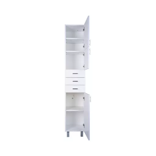 Viva STYLE fürdőszobai ÁLLÓSZEKRÉNY 192 magas POLCOS - JOBBOS - 35 x 28 x 192 cm