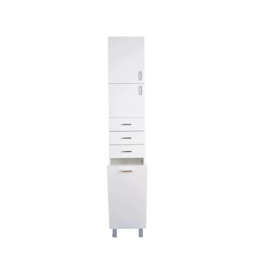 Viva STYLE fürdőszobai ÁLLÓSZEKRÉNY 192 magas szennyestartós - BALOS - 35 x 28 x 192 cm