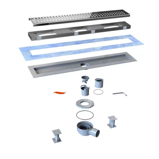 SAY Optima zuhanyfolyóka - Ø 50 mm kifolyással - 70 cm