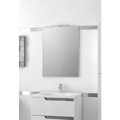 Piramida PERLA 60 G fürdőszobai tükör LED világítással - érintőkapcsolóval - 60 x 80 x 4 cm