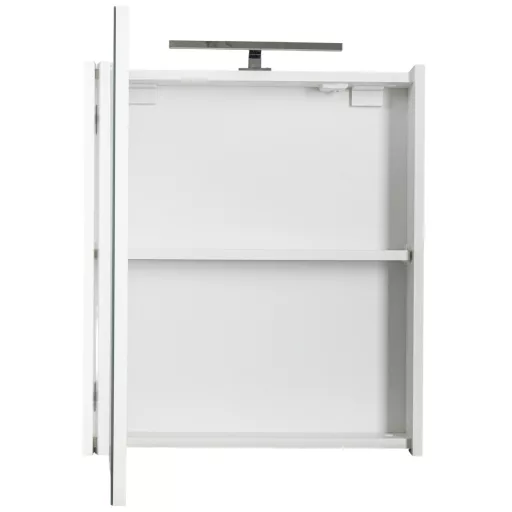 Piramida AKVA Tükrös fürdőszobai szekrény - LED világítással - 60 x 69 x 13 cm