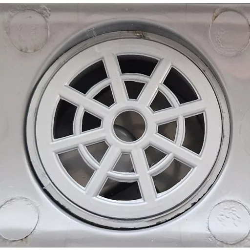 Carmine zuhanyfolyóka - rozsdamentes - 60 cm