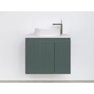   Piramida EURIDIKA fali fürdőszobabútor - mosdópult mosdó nélkül -2 ajtós - PINO ZÖLD - 65 x 48 x 53 cm