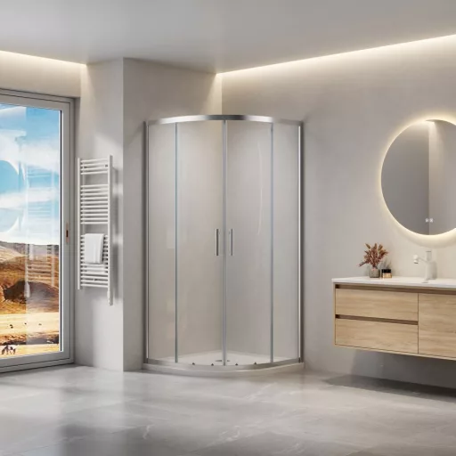 Viva AQUA Max Zuhanykabin ÍVES - 6 mm víztiszta vízlepergető üveg - 80 x 80 x 190 cm