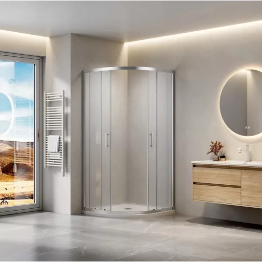 Viva AQUA Max Zuhanykabin ÍVES - 6 mm víztiszta vízlepergető üveg - 90 x 90 x 190 cm