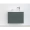 Piramida EURIDIKA fali fürdőszobabútor - mosdópult mosdó nélkül -2 fiókos - PINO ZÖLD - 75 x 48 x 53 cm