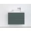 Piramida EURIDIKA fali fürdőszobabútor - mosdópult mosdó nélkül -2 fiókos - PINO ZÖLD - 75 x 48 x 53 cm