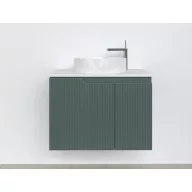   Piramida EURIDIKA fali fürdőszobabútor - mosdópult mosdó nélkül -2 ajtós - PINO ZÖLD - 75 x 48 x 53 cm