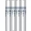 Zuhanyfüggöny - BLUE AND WHITE - Impregnált textil - 180 x 200 cm