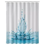   Zuhanyfüggöny - WATER FLOWER - Impregnált textil - 180x200