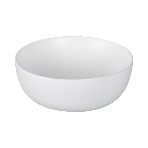 Eros RAISE - PULTRA ültethető - Top Counter - porcelán mosdó - MATT FEHÉR - O - Ø 41 cm
